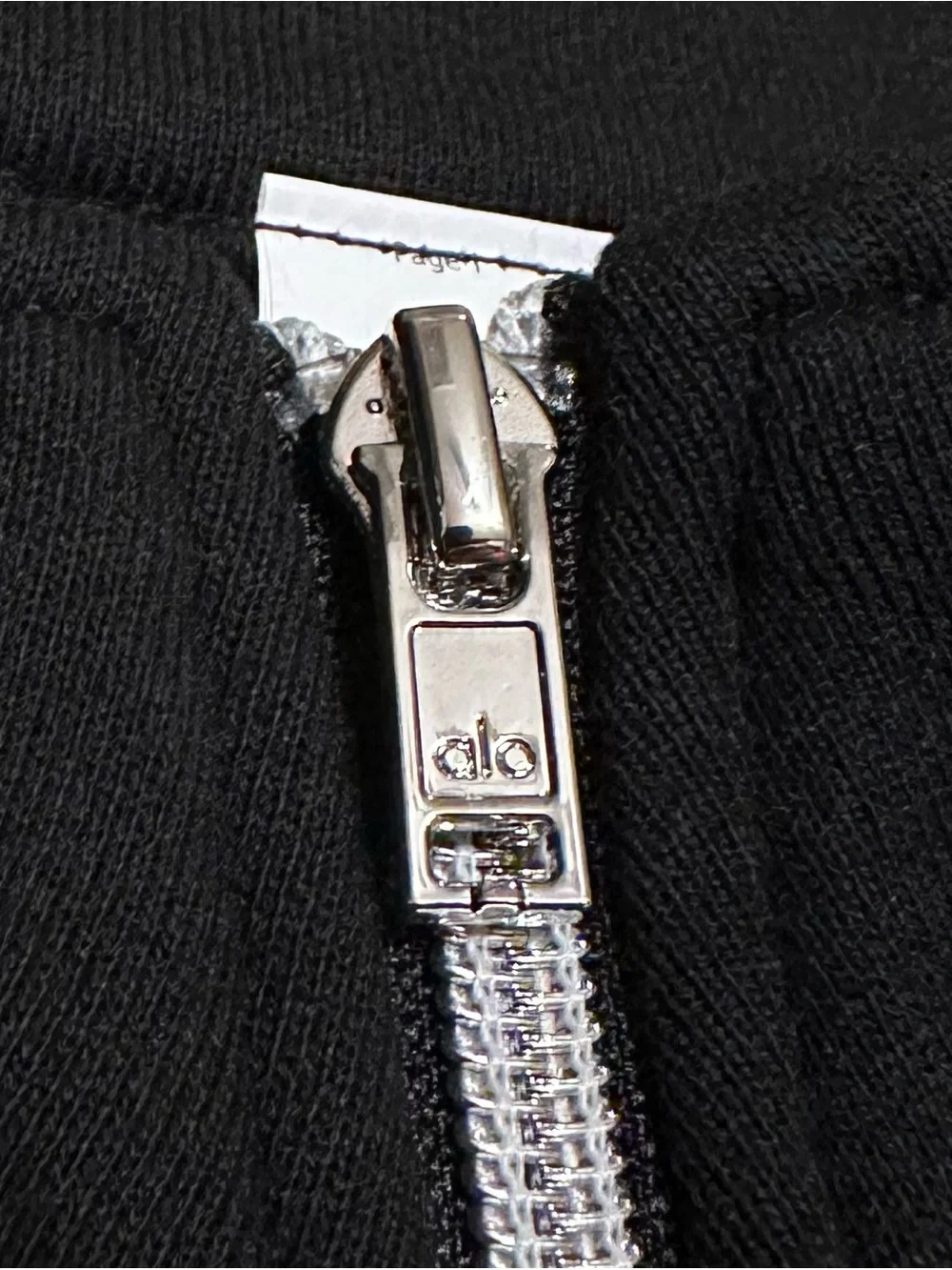 Alo Yoga Accolade 1/4 Zip Pullover Black NWT Quarter Zip Sweatshirt Size XS - Picture 4 of 11